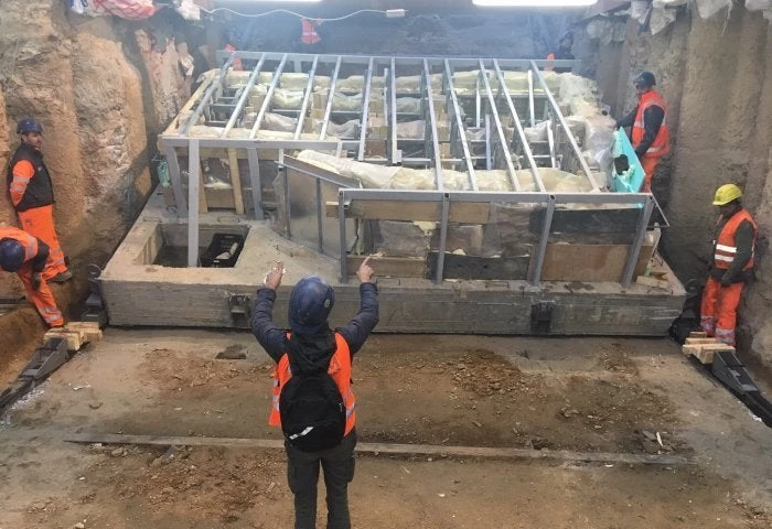 Βρήκαν ρωμαϊκό λουτρό 50 τόνων του 400 μ.Χ. στο Μετρό Θεσσαλονίκης